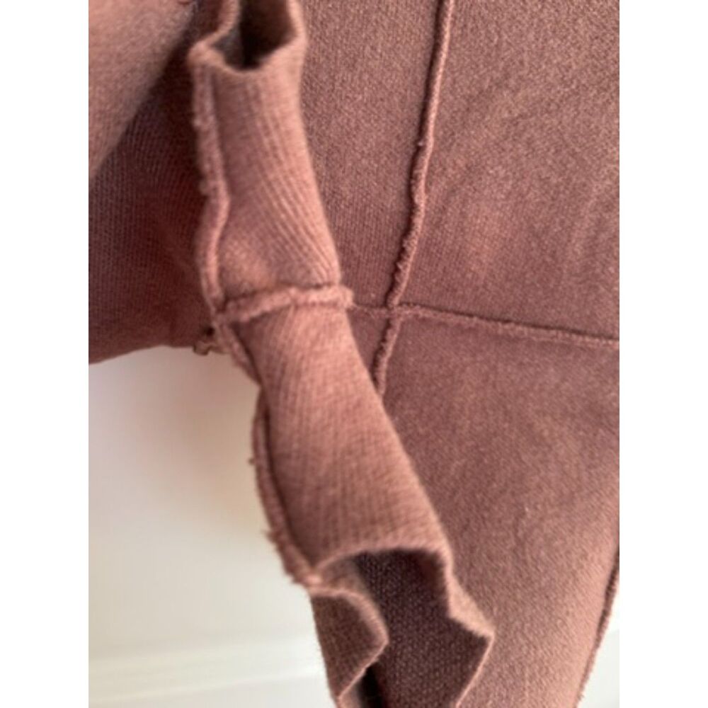 Tic Tok Brown Cropped Shorts Matching Set Women's Sz Small